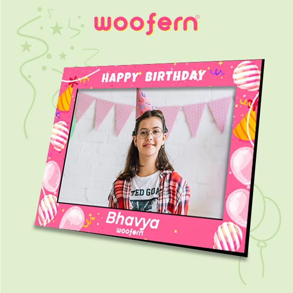 Personalized table top Birthday Photo Frame-3