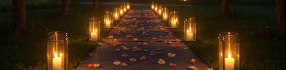 Candlelight pathway