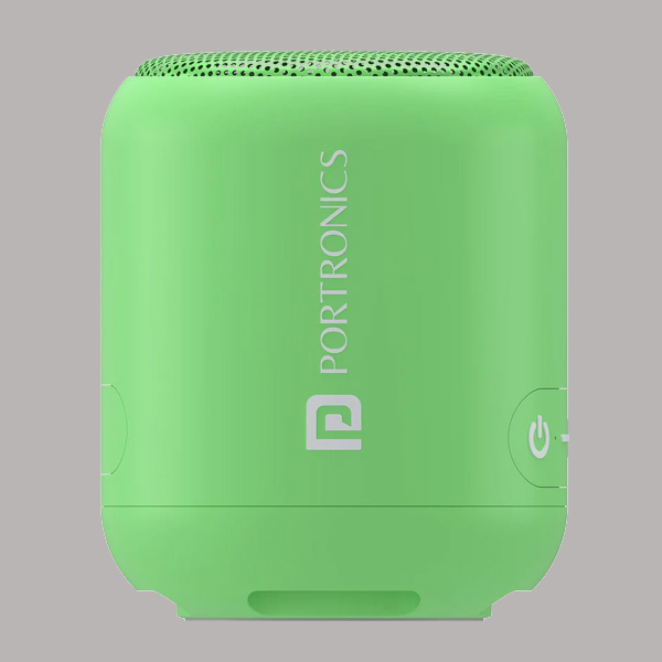Portronics SoundDrum 1 10W TWS Portable Bluetooth 5.3 Speaker (green)