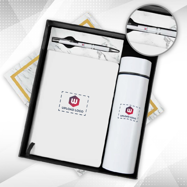 Customized Employee Welcome Kit 3 IN 1 (White)