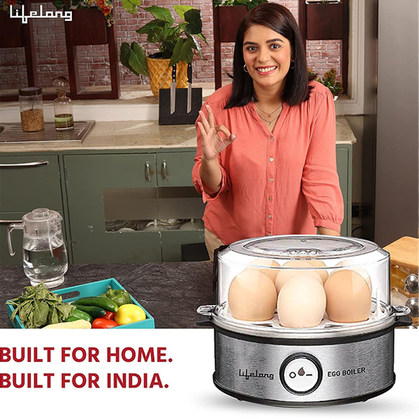 Lifelong LLEB05 Egg Boiler 360-Watt - Silver Grey-1