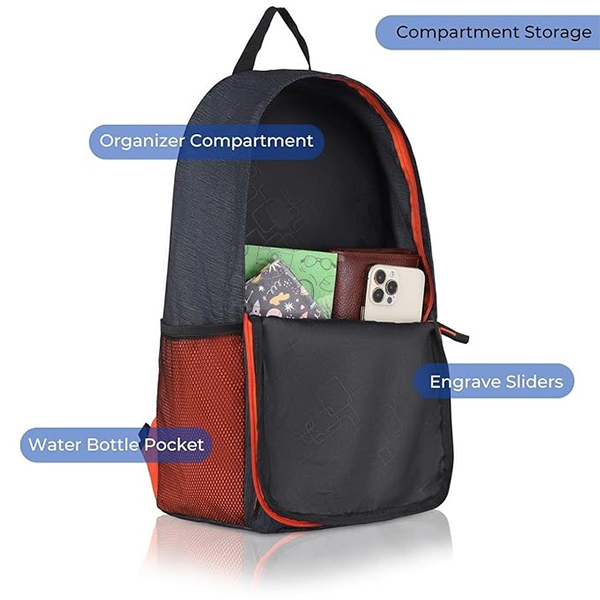 WILDHORN Debrecen Laptop Backpack (Blue & Orange)-3