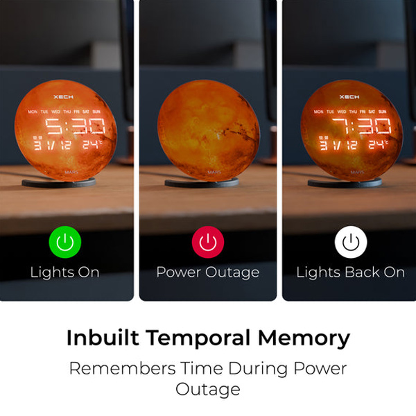 XECH Solaris X (Mars) Desktop Clock Speaker-6