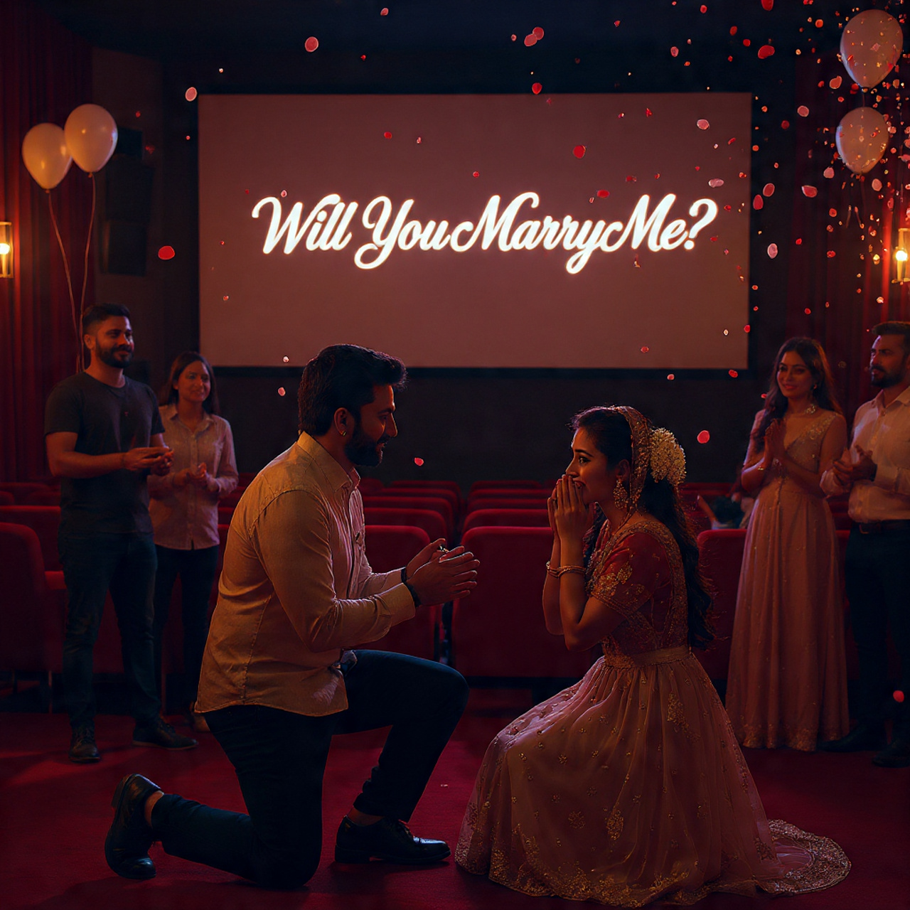 Big Screen Marriage Proposal At Cinema-4