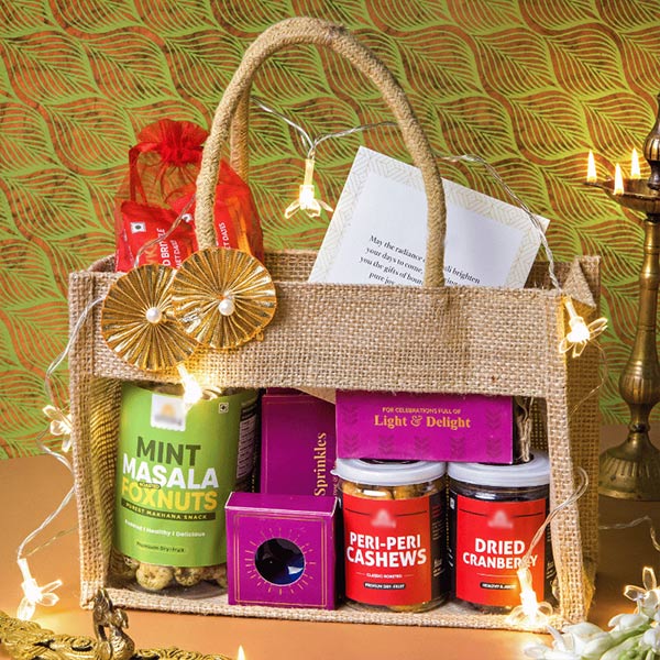 Festive Bites Diwali Jute Bag-2