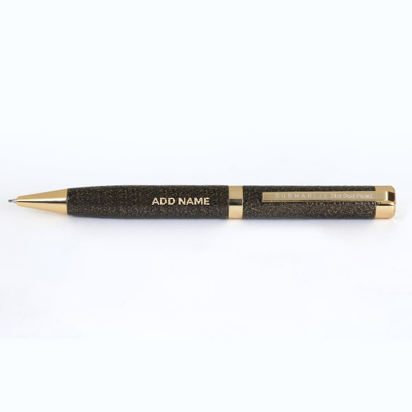 Submarine Gold Plated Premium Ball Pen - Customize Name-0