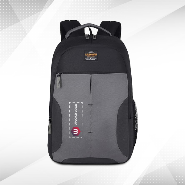 WILDHORN Mannheim Laptop Backpack (Black & Grey)-0