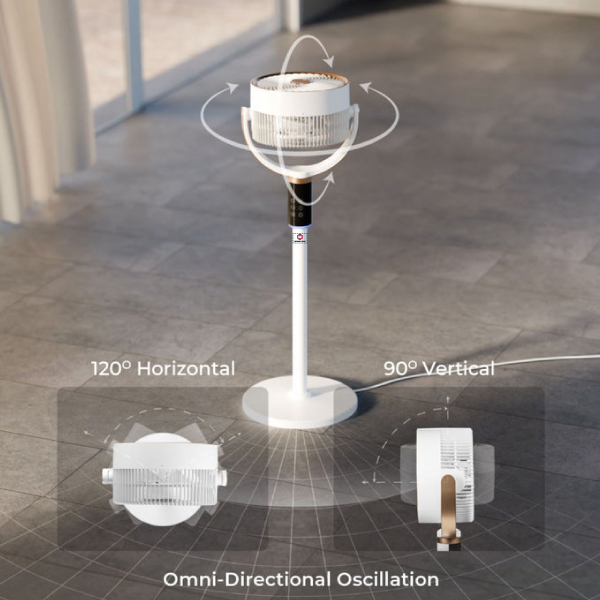 XECH GUSTO Fresh Air Circulator Noiseless Fan-1