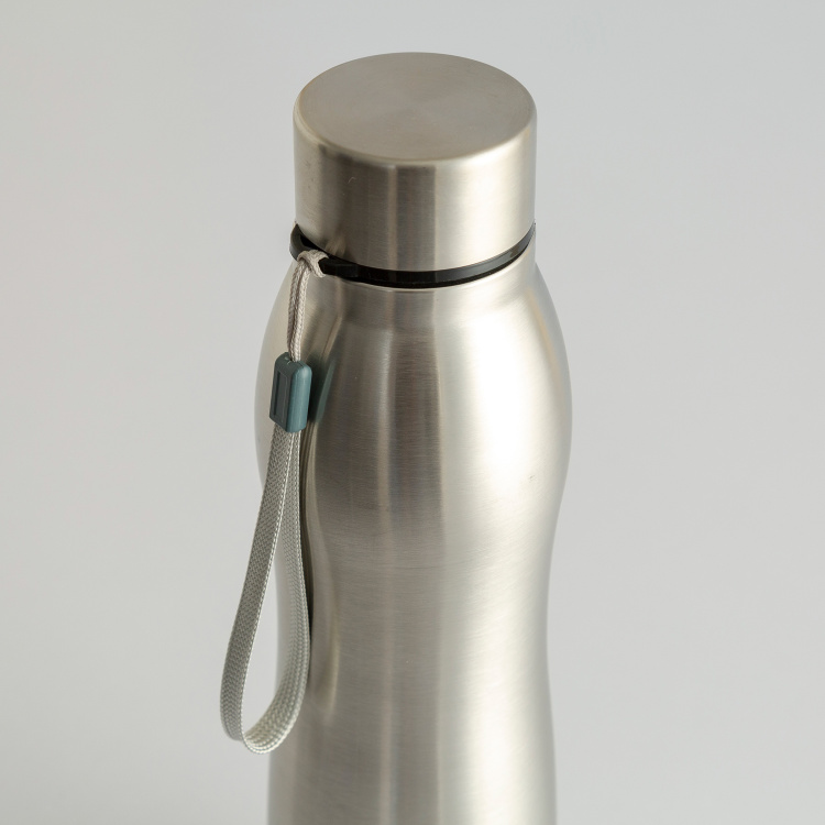 Sleek Stainless Steel Water Bottle with Personalized Company Logo-3