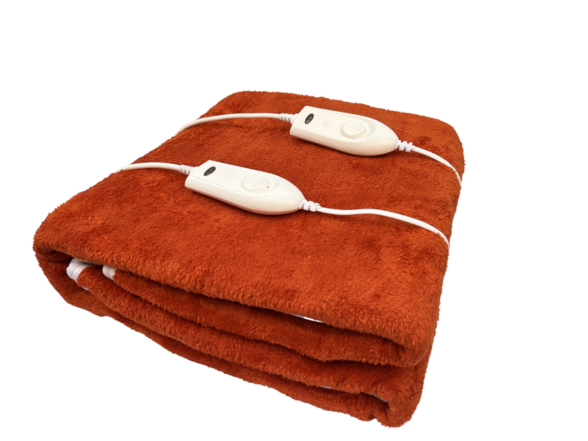Expressions Signature Electric Bed Warmer - Electric Under Blanket - Double Bed Size (150cms x 160cms) - Rust