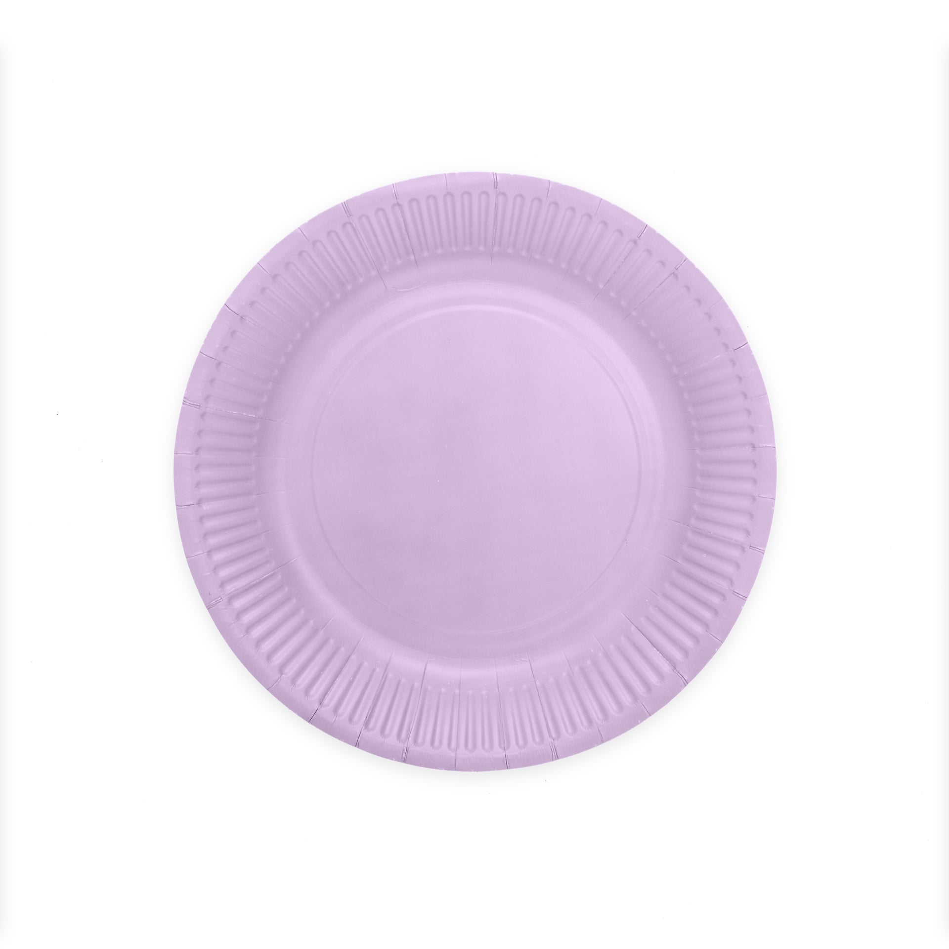 Premium Lavender Paper Plates 9 Inches - 8 Pc