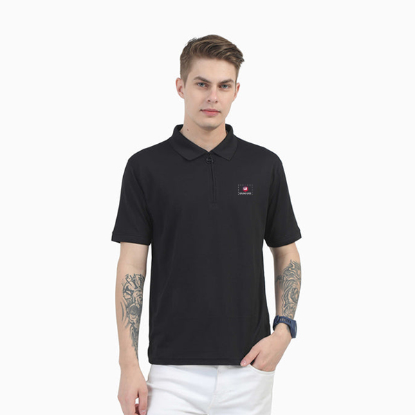 Caslay Quick Dry Polo T-Shirt (Black)