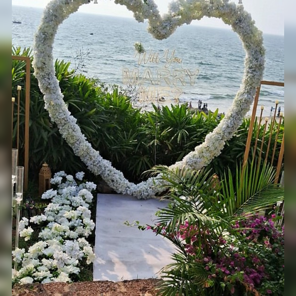 Floral Heart Proposal Experience-0