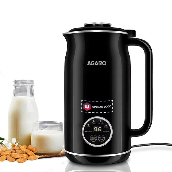 AGARO Regency Automatic Nut Milk Maker – 600ml, Stainless Steel-0