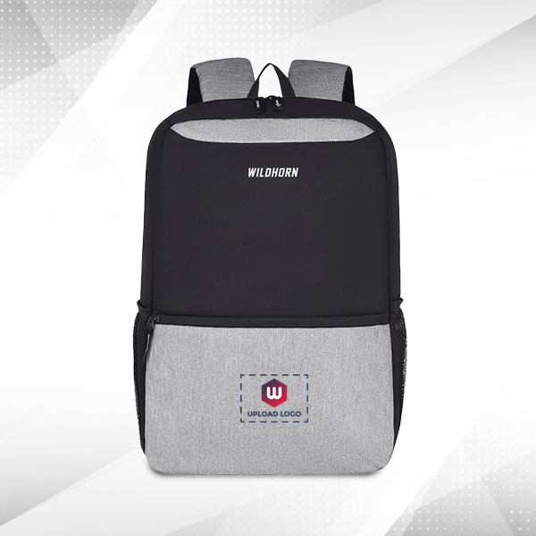 WILDHORN Brussels Laptop Backpack for Corporate (Black & Grey)