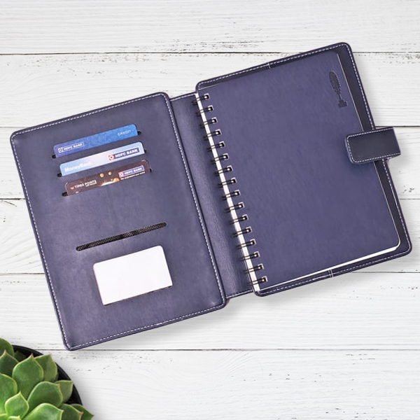 Smart Notebook with Stationery Organizer – Personalized with Name and Logo-2
