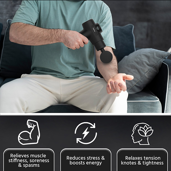 Lifelong LLGM117 Gun Massager for Pain Relief - Rechargeable-3