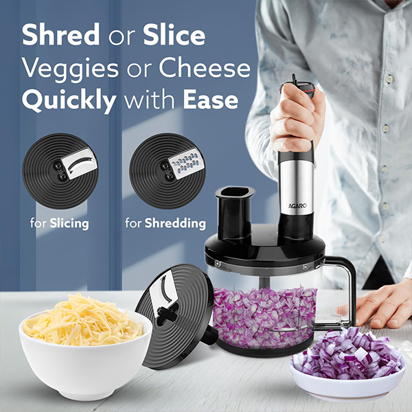 AGARO Grand Plus 6 in 1 Hand Blender 1000W-4