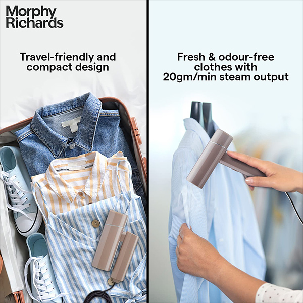 Morphy Richards Steam Pro Gold Toned 1300 W Garment Steamer-4