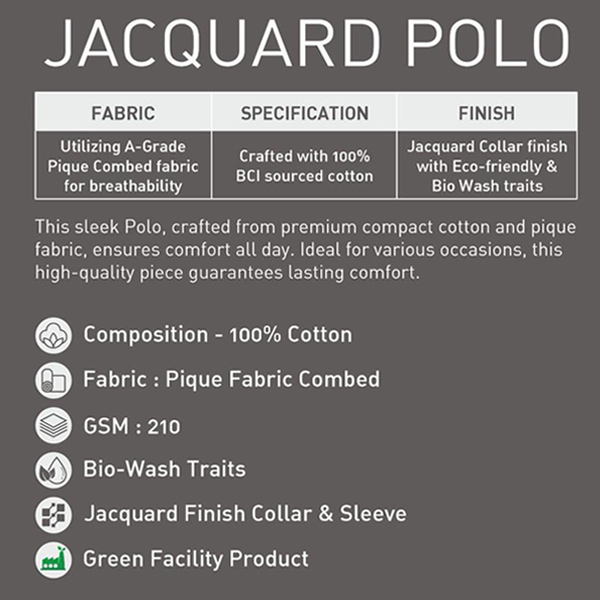 Vero Moda Jacquard Plain Polo (Wine) - Customized Logo Left Chest-2