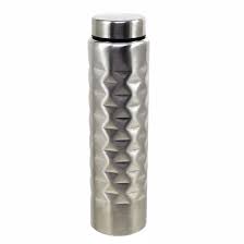 Stainless Steel Bottle 750ml Leak Proof Geometric Prism-4