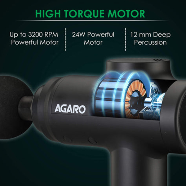 AGARO Strike Handheld Percussion Massage Gun-5