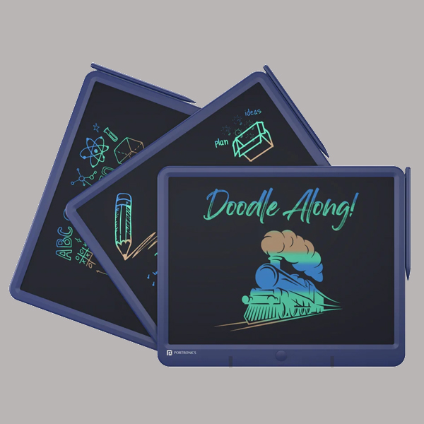 Portronics Ruffpad 15M POR 1766 11.5 x 8.5 inch Graphics Tablet (Blue)-0