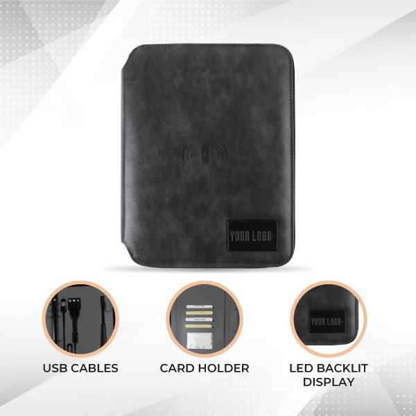 Nexon Power Bank Folder (Black Grey)-2