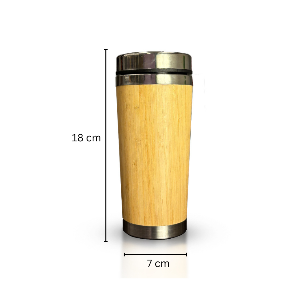Premium Sustainable Bamboo Tumbler With Custom Logo Branding-2