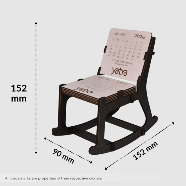 Chair Calendar – Perfect Corporate Gift with 6 Plates-2