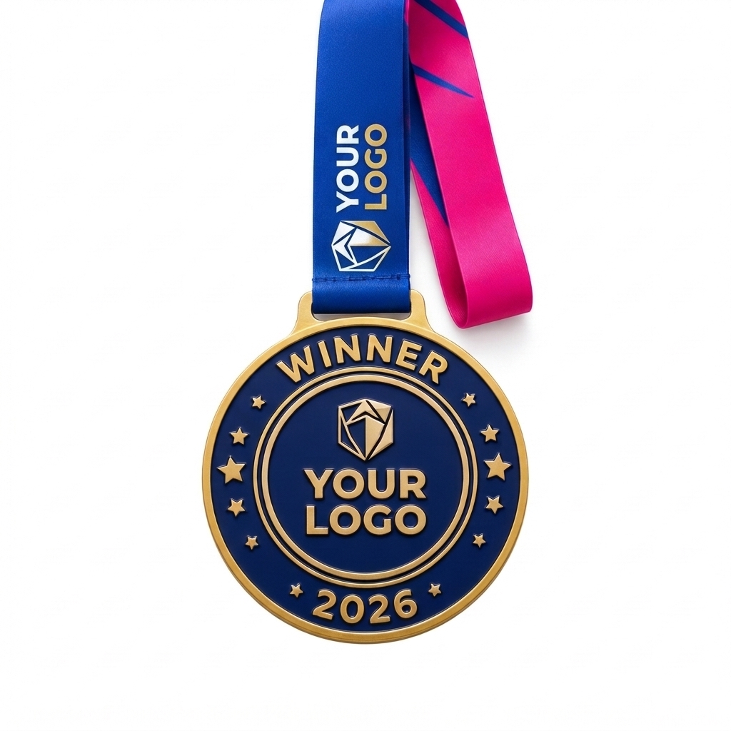 Custom Gold Medals with Logo and Engraving