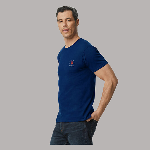 Gildan Softstyle Midweight Adult Round Neck T-Shirt Navy-1