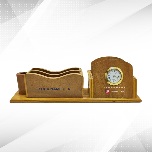 Customized Wooden Desk Organizer