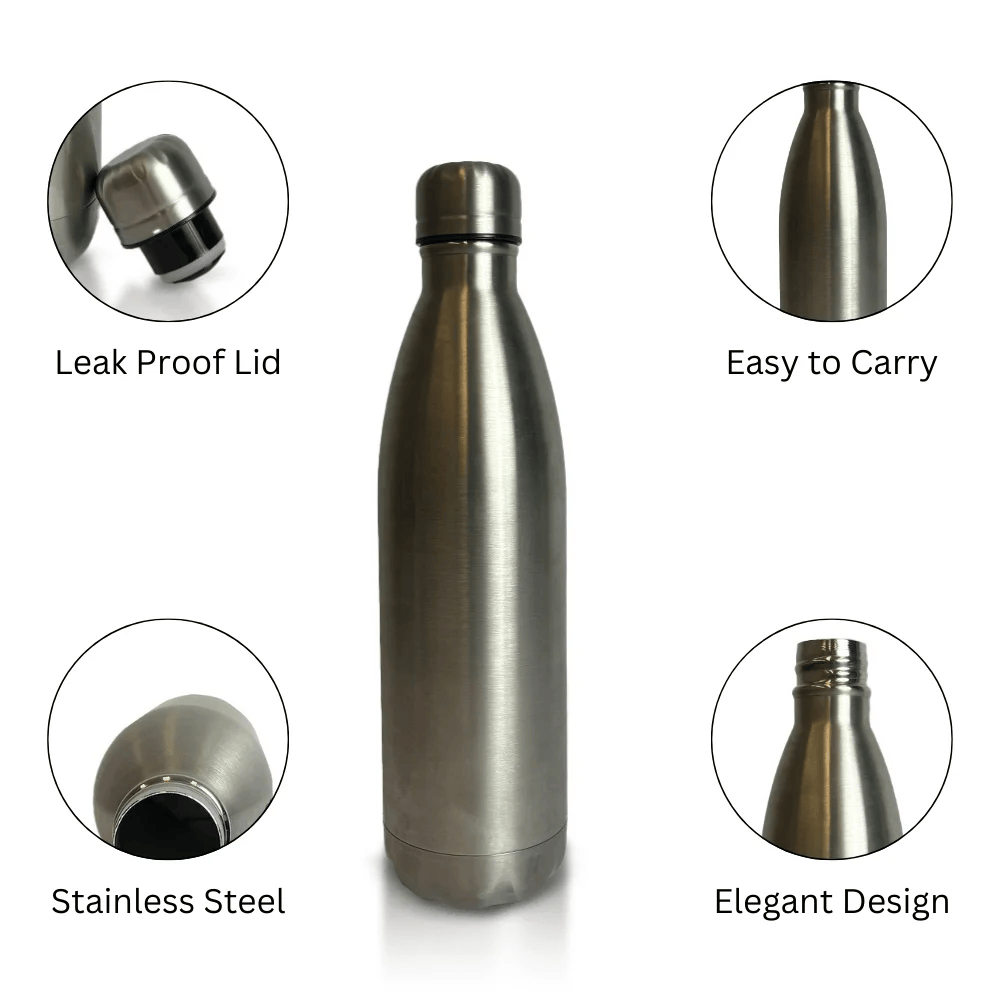 Premium Custom Logo Stainless Steel Vacuum Bottle (500ml)-3