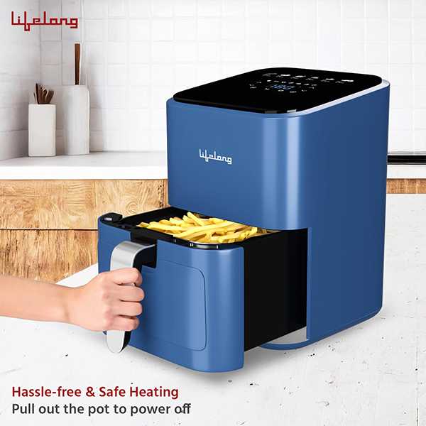 Lifelong LLHFD450 1200W 4L Air Fryer | Hot Air Circulation Technology-5