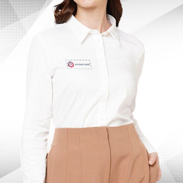 Vero Moda Carline Stretch Shirt for Women – White-1