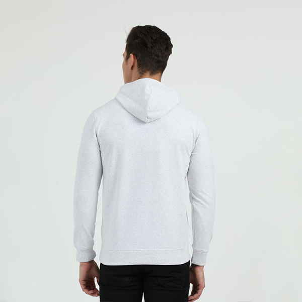 Caslay Hoodie (White Melange)-4