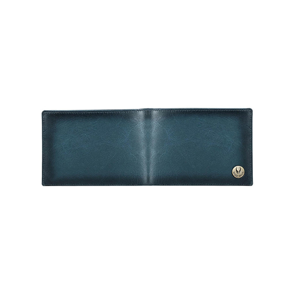 WILDHORN COSTA MESSA Leather Gift Set – Wallet, Keychain & Pen (Soft Blue)-3
