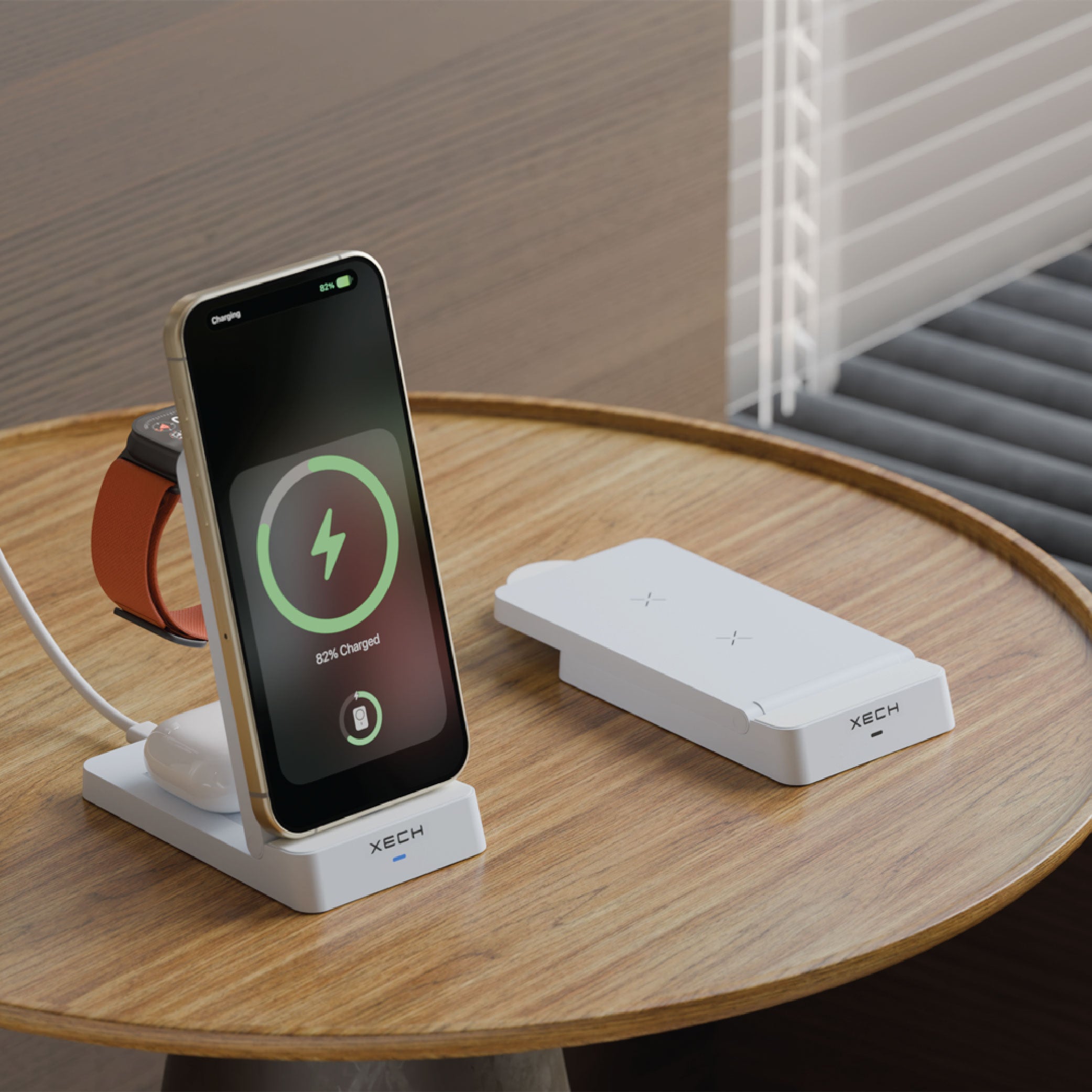 XECH Powerbase Max Multi-Charger (White) for Corporate Gifting-1