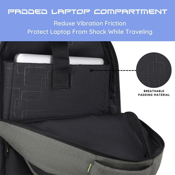 WILDHORN Munich Laptop Backpack (Army Green & Black)-5