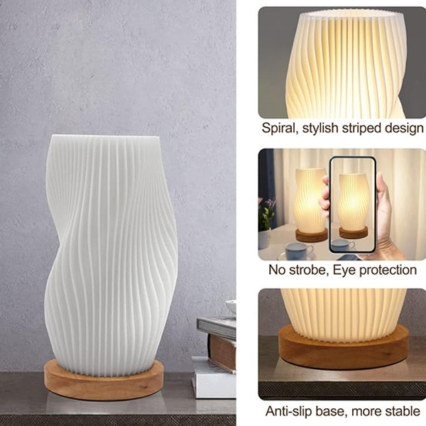 Timalfi 3D Wave Design LED Table Lamp-5