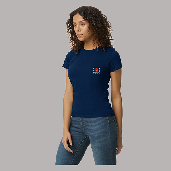 Gildan Softstyle Midweight Women's T-shirt Navy-2