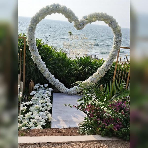 Floral Heart Proposal Experience-4