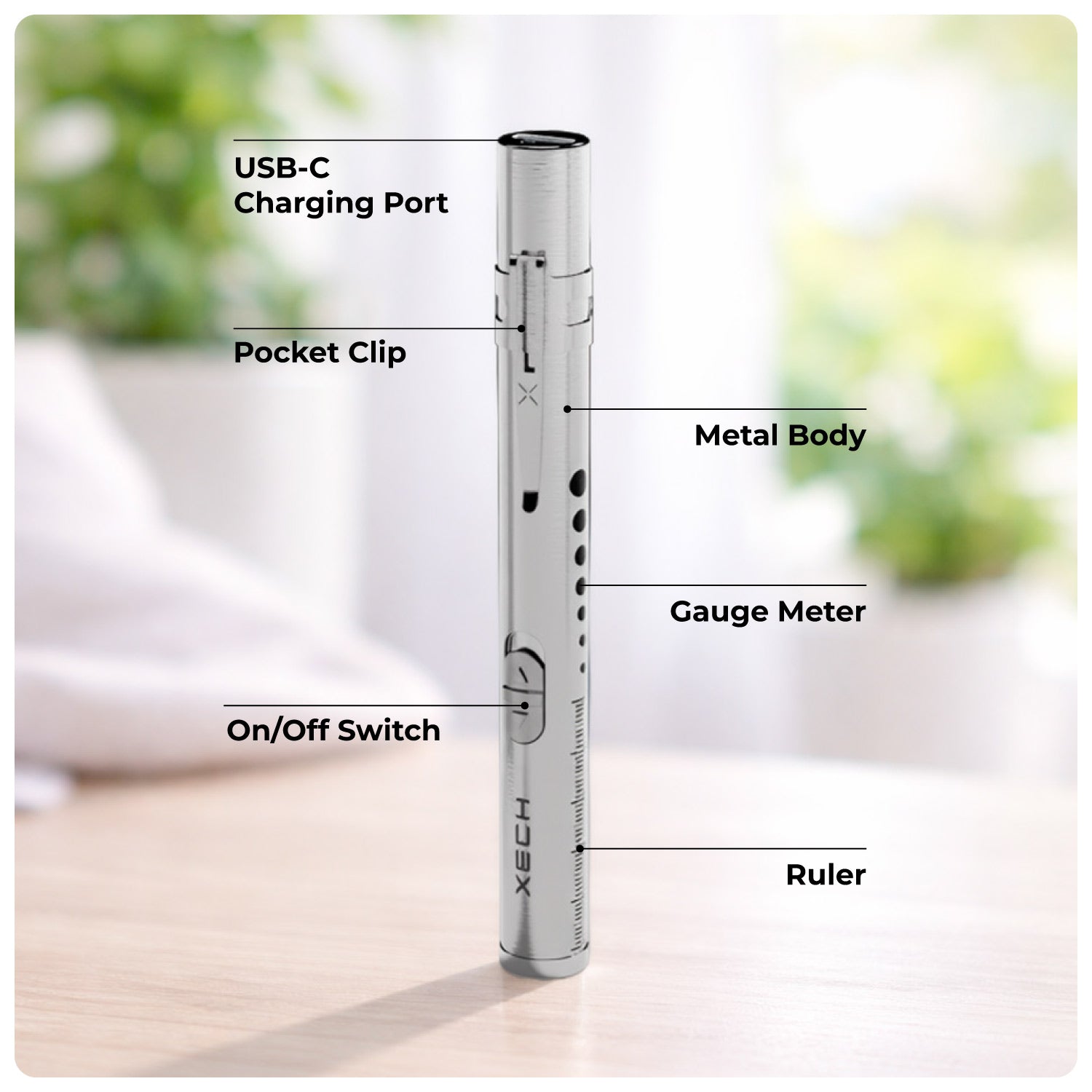 XECH TorchX LED Penlight with Custom Logo Branding-1