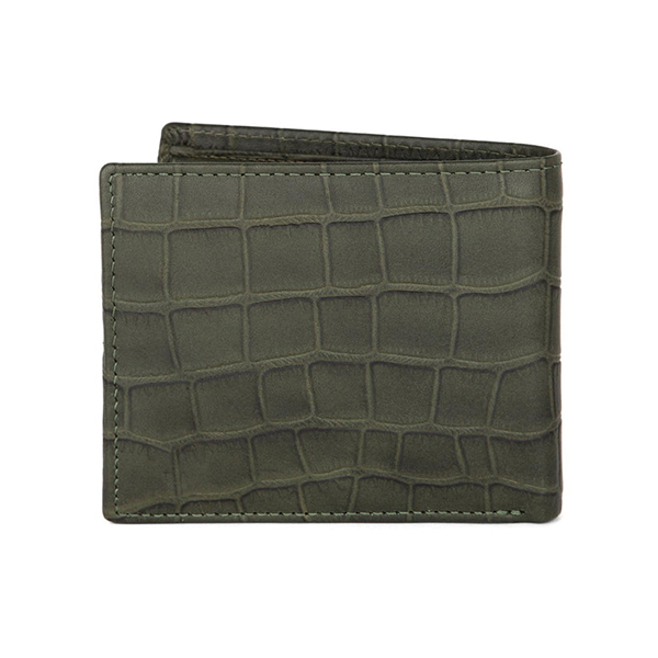 WILDHORN SEYMOUR Leather Wallet & Belt – Premium Gift for Men (Green Croco)-3