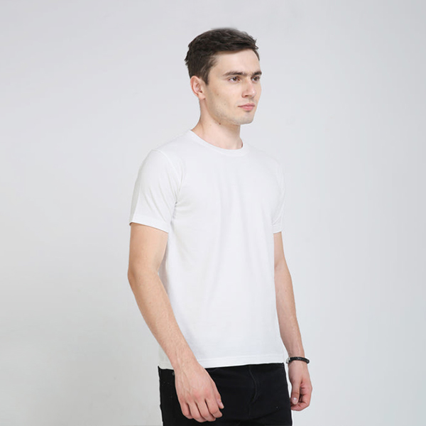 Caslay Crew Neck T-Shirt (White)-3