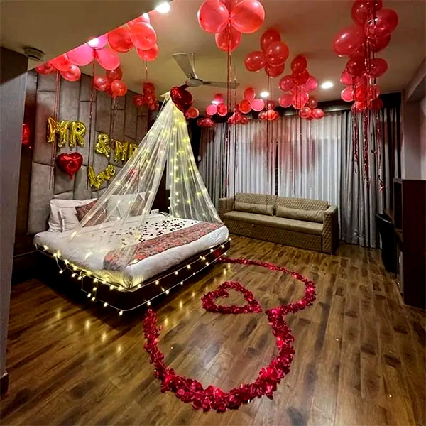Cabana & Balloon Setup for Your Love