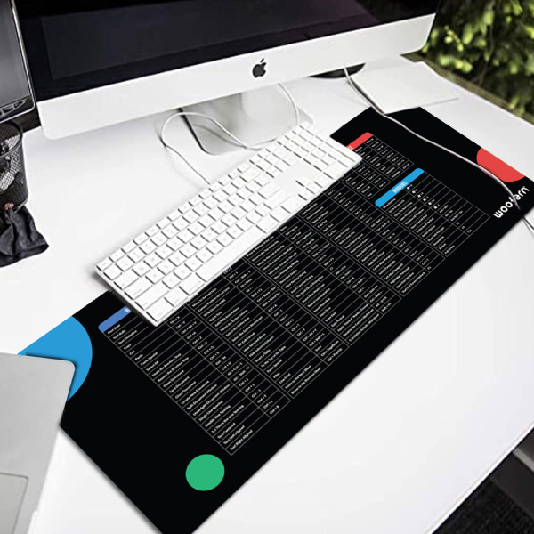 Computer Shortcut Keyboard Mat with Customized Logo-5