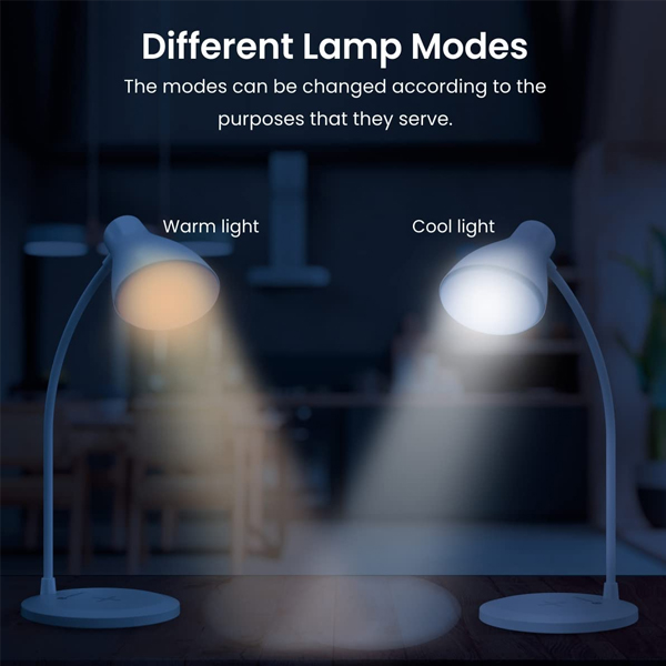 Portronics Brillo 3 Dual Shade Adjustable Table Lamp-3