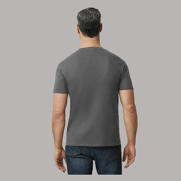 Gildan Softstyle Midweight Adult Round Neck T-Shirt Charcoal-2